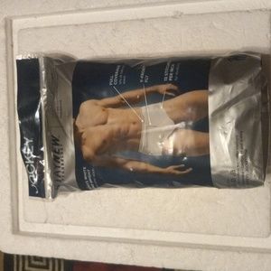 Mens jockey classics big man cotton full rise white briefs 66 qty 2 stay new